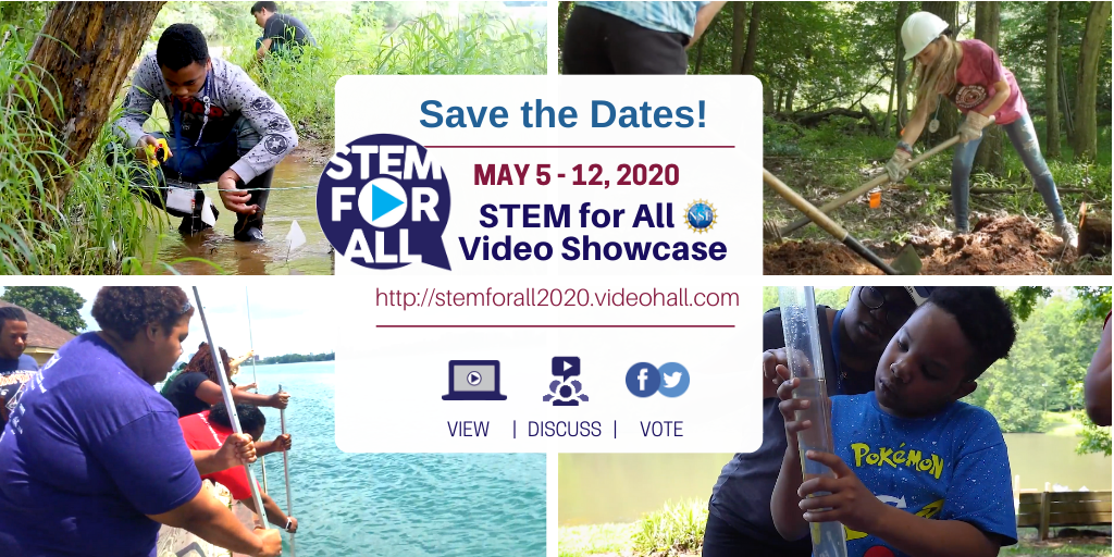 Constellations will participate in the STEM for ALL Video Showcase running May 5-12.