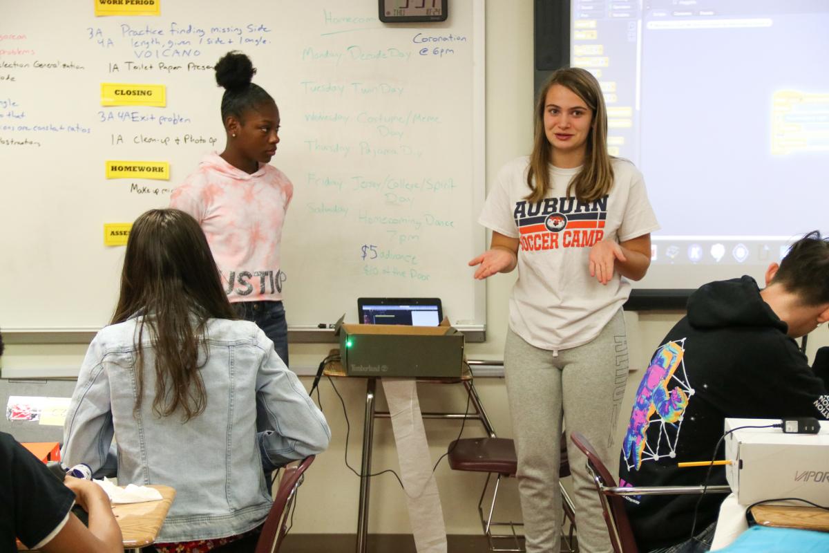 Demonstrating coding project