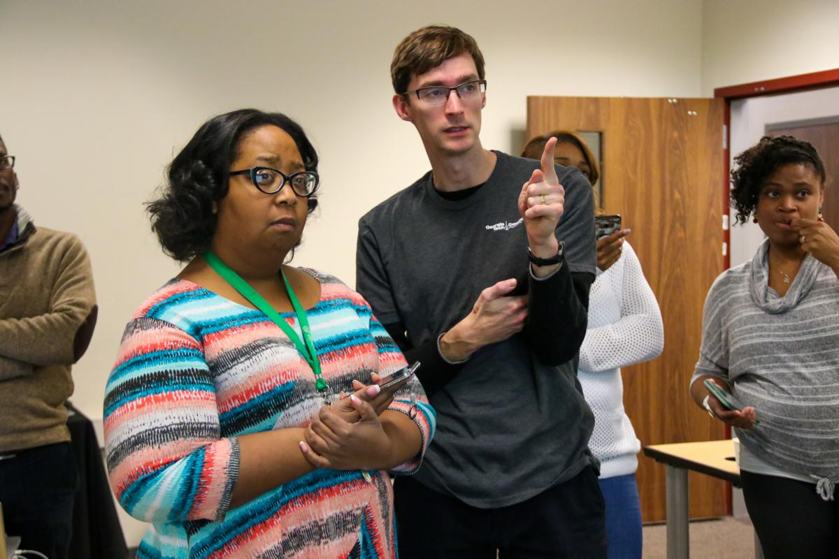 Teachers work together to solve problems